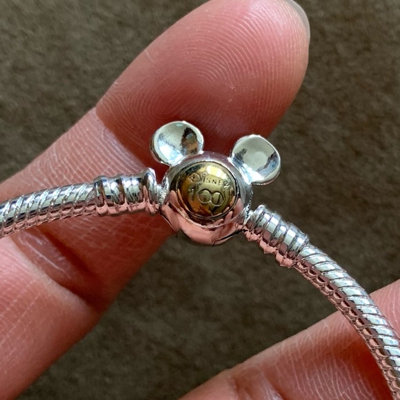 NWOT Disney 100th Anniversary Moments Snake Chain Bracelet - Picture 8 of 10